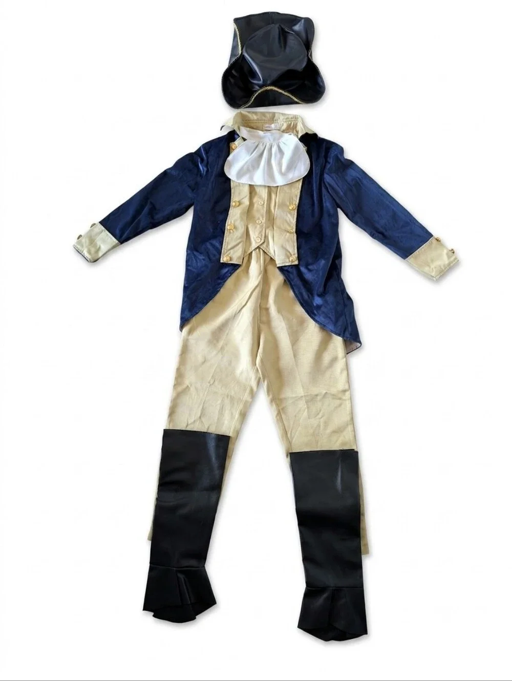 RELIBEAUTY Washington Costume Boys Hamilton American Colonial Uniform Size 10